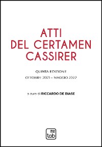 Cover Atti del Certamen Cassirer
