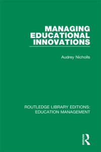 Cover Managing Educational Innovations