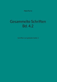 Cover Gesammelte Schriften Bd. 4.2