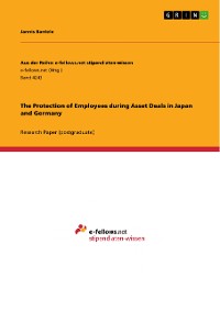 Cover The Protection of Employees during Asset Deals in Japan and Germany
