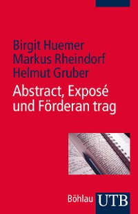 Cover Abstract, Exposé und Förderantrag