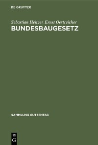 Cover Bundesbaugesetz