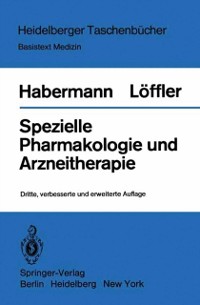 Cover Spezielle Pharmakologie und Arzneitherapie