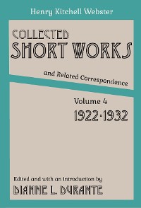 Cover Collected Short Works and Related Correspondence Vol. 4