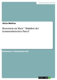 Cover Rezension zu Marx' "Manifest der kommunistischen Partei"