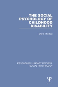 Cover Social Psychology of Childhood Disability