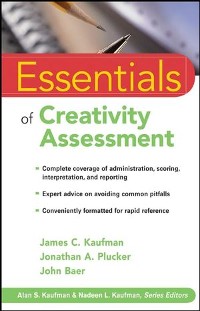 Cover Essentials of Creativity Assessment