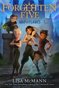Cover Map of Flames (The Forgotten Five, Book 1)