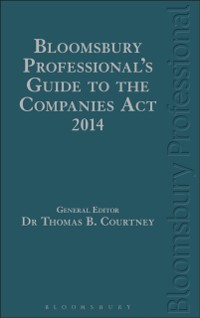 Cover Bloomsbury Professional''s Guide to the Companies Act 2014