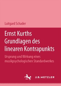 Cover Ernst Kurths Grundlagen des linearen Kontrapunkts