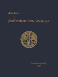 Cover Jahrbuch der Schiffbautechnischen Gesellschaft