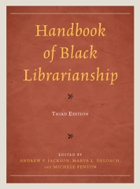 Cover Handbook of Black Librarianship