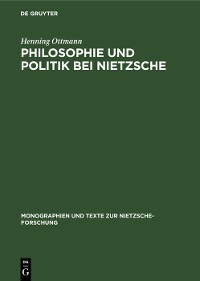 Cover Philosophie und Politik bei Nietzsche