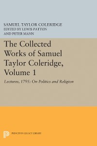 Cover The Collected Works of Samuel Taylor Coleridge, Volume 1
