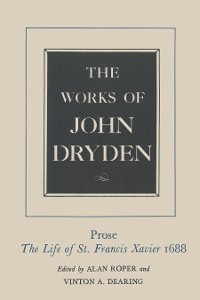 Cover The Works of John Dryden, Volume XIX