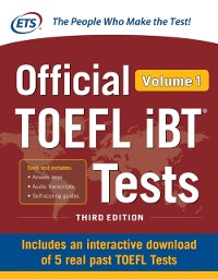 Cover Official TOEFL iBT Tests Volume 1, Third Edition