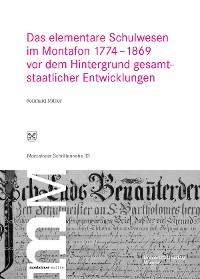 Cover Das elementare Schulwesen im Montafon 1774–1869