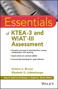 Cover Essentials of KTEA-3 and WIAT-III Assessment