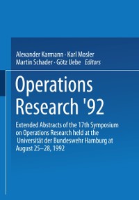 Cover Operations Research '92