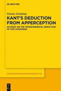 Cover Kant s Deduction From Apperception