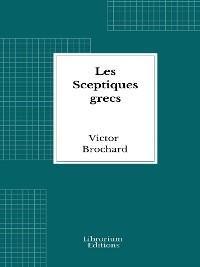 Cover Les Sceptiques grecs