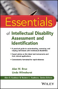 Cover Essentials of Intellectual Disability Assessment and Identification