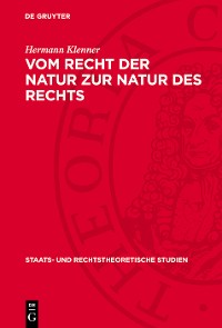 Cover Vom Recht der Natur zur Natur des Rechts