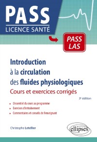 Cover Introduction à la circulation des fluides physiologiques - Cours et exercices corrigés