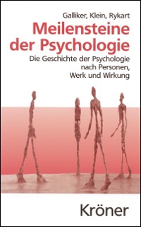 Cover Meilensteine der Psychologie