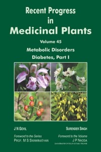 Cover Recent Progress In Medicinal Plants (Metabolic Disorders Diabetes, Part-1)