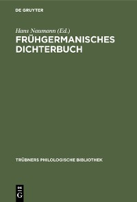 Cover Frühgermanisches Dichterbuch