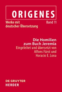 Cover Die Homilien zum Buch Jeremia