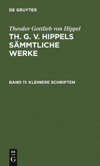 Cover Kleinere Schriften