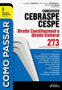 Cover Como passar concursos CEBRASPE -Direito Constitucional e Eleitoral