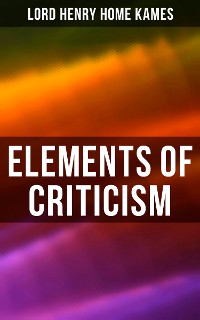 Cover Elements of Criticism