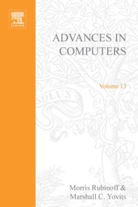 Cover Advances in Computers