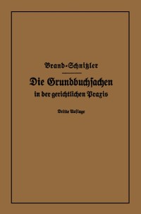 Cover Die Grundbuchsachen in der gerichtlichen Praxis