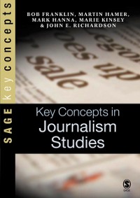 Cover Key Concepts in Journalism Studies