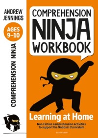 Cover Comprehension Ninja Workbook for Ages 9-10
