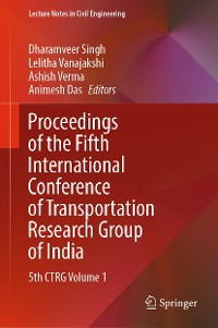 Cover Proceedings of the Fifth International Conference of Transportation Research Group of India