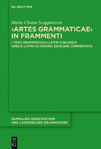 Cover "Artes Grammaticae" in frammenti
