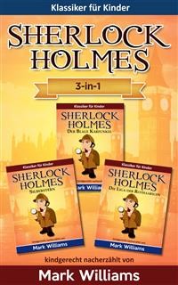 Cover Sherlock Für Kinder: 3-In-1-Box (Der Blaue Karfunkel, Silberstern, Die Liga Der Rothaarigen)
