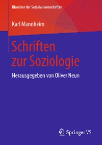 Cover Schriften zur Soziologie