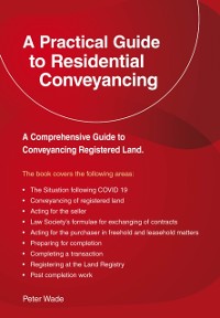 Cover Practical Guide To Residential Conveyancing