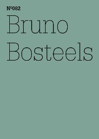 Cover Bruno Bosteels