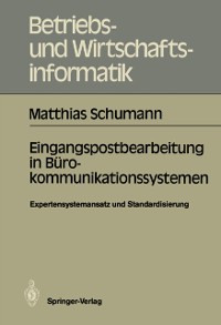 Cover Eingangspostbearbeitung in Bürokommunikationssystemen