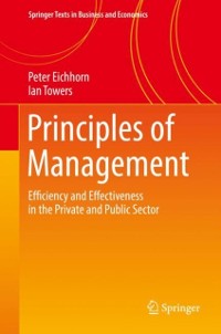 Cover Principles of Management