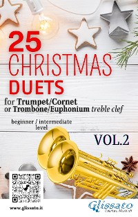 Cover 25 Christmas Duets for Trumpet or Trombone T.C. vol.2
