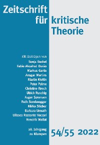 Cover Zeitschrift für kritische Theorie / Zeitschrift für kritische Theorie, Heft 54/55