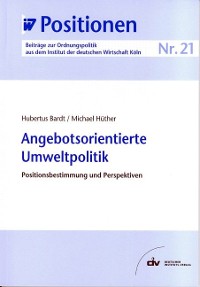 Cover Angebotsorientierte Umweltpolitik